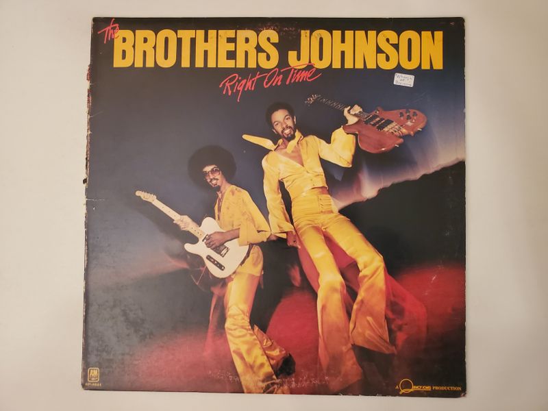 The Brothers Johnson Right On Time vinyl record